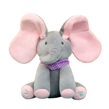 Elefante de Pelúcia que Canta e Interage